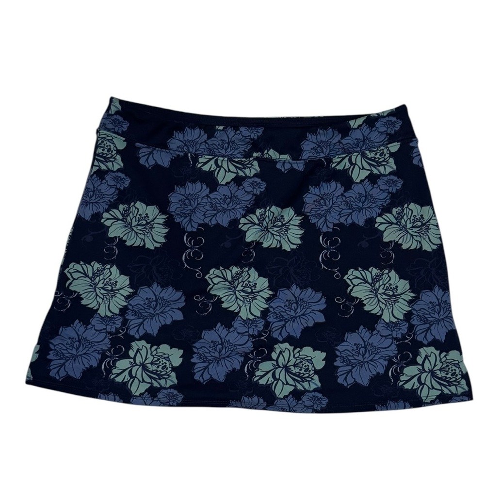 Tranquility Floral Athletic Skort - Size L‎ Athleisure Stretchy Comfy Activewear